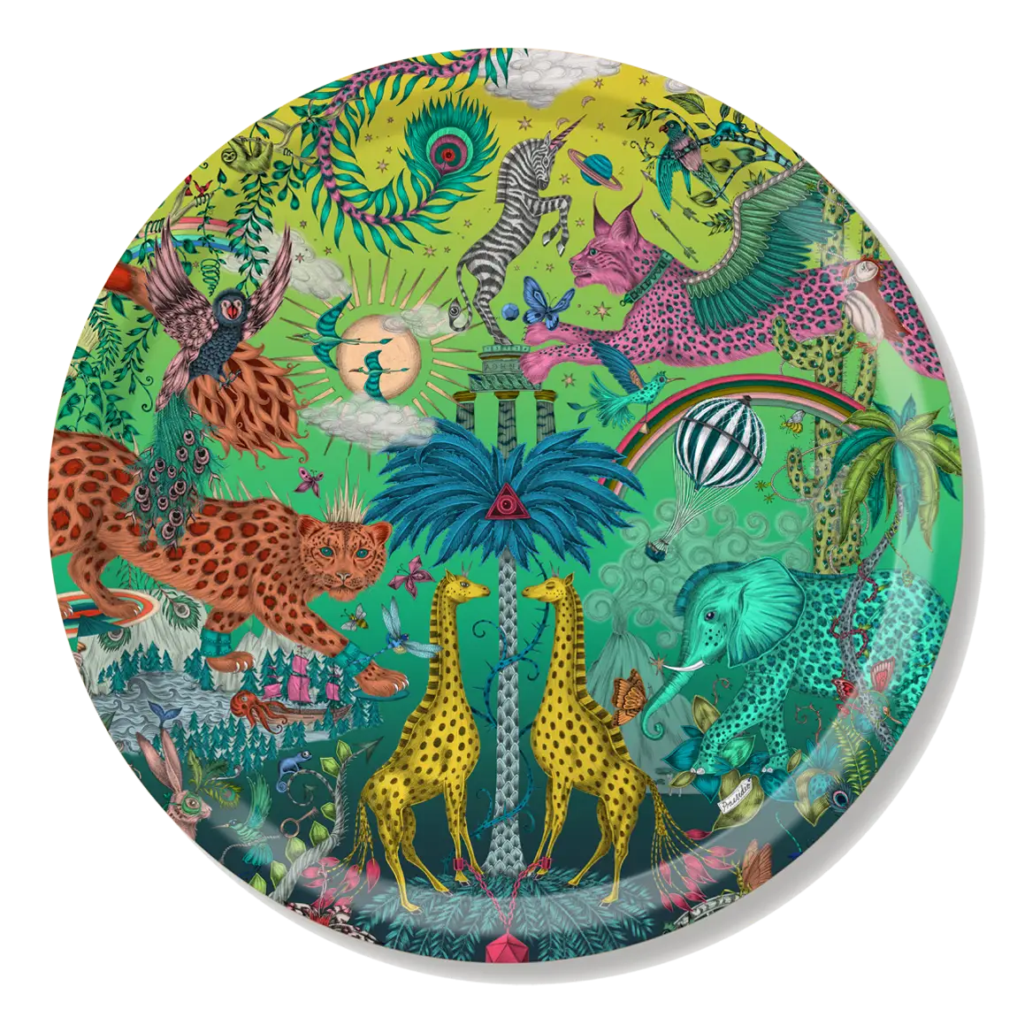 Paradise Lost Round Tray