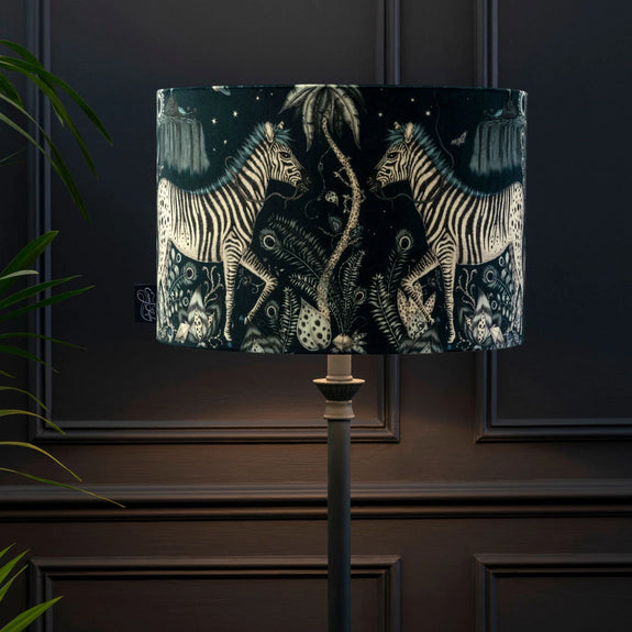 Lost World Velvet Lampshade - Large