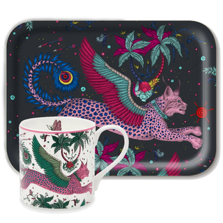 Lynx 'Tea for One' Mug & Tray Set