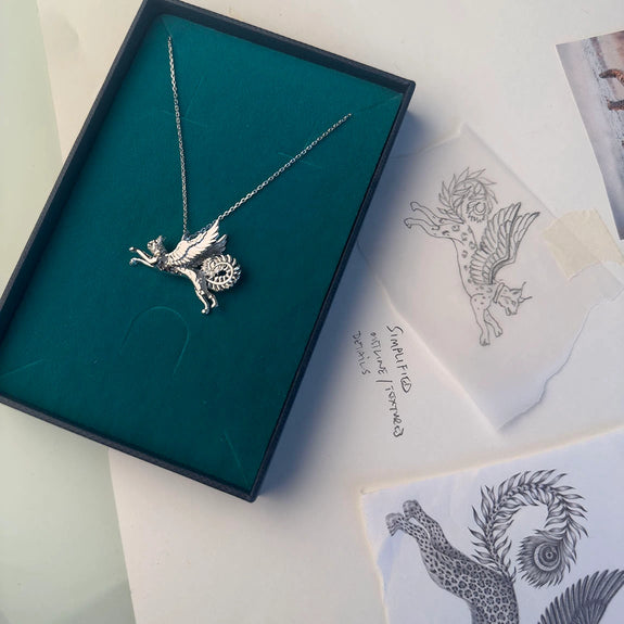 Lynx Pendant Necklace