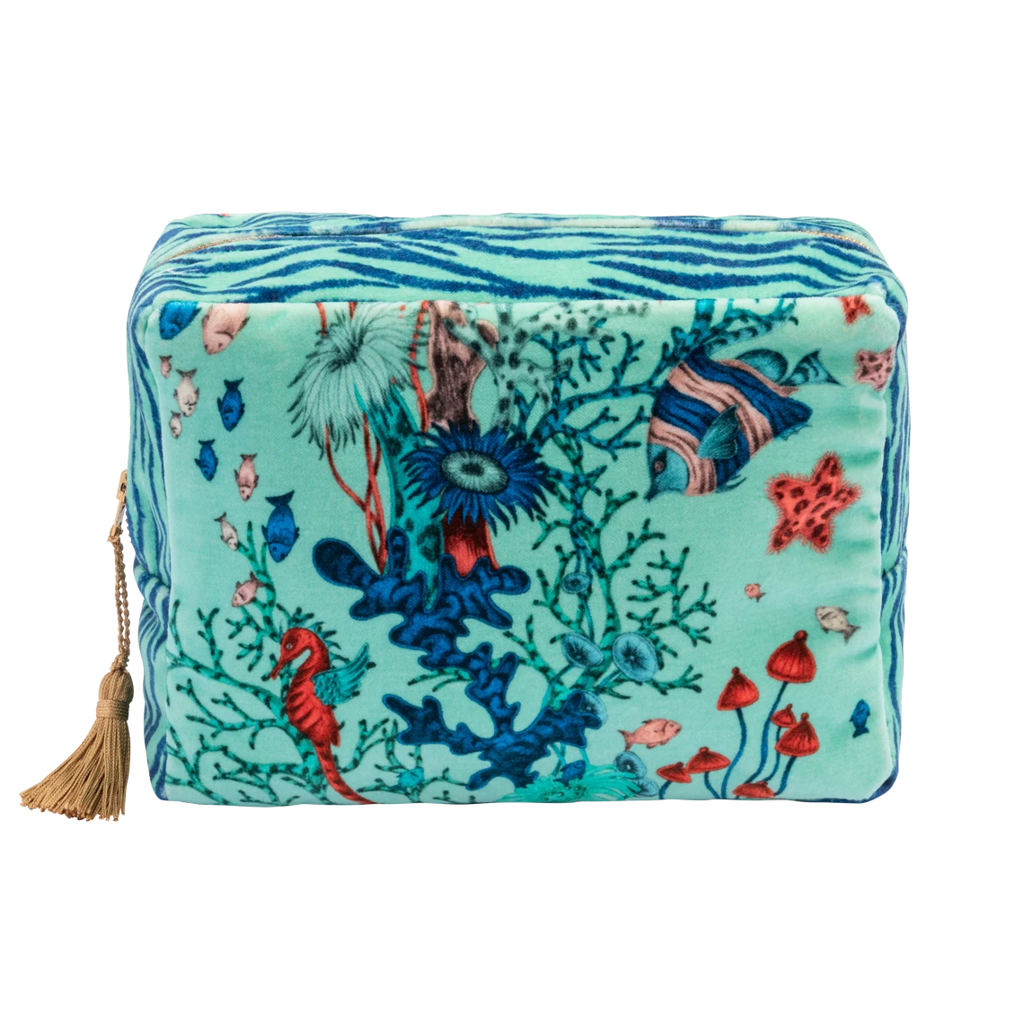 Seaforest Velvet Cosmetic Bag