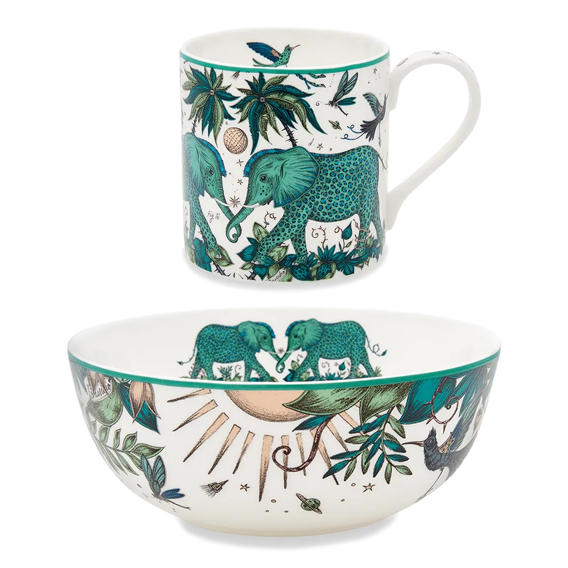 Zambezi Mug & Bowl Breakfast Set