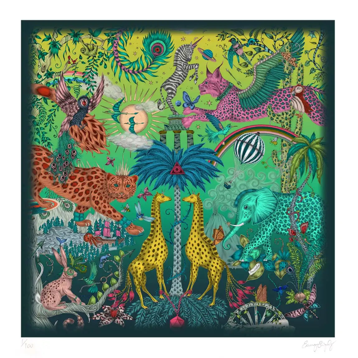 Emma J Shipley 10 Year Anniversary Fine Art Print - Multi