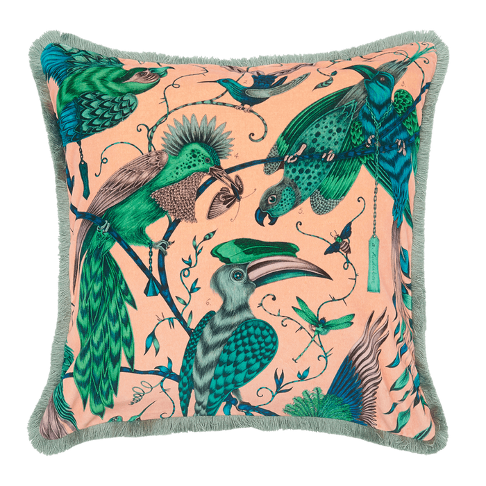 Audubon Luxury Velvet Cushion