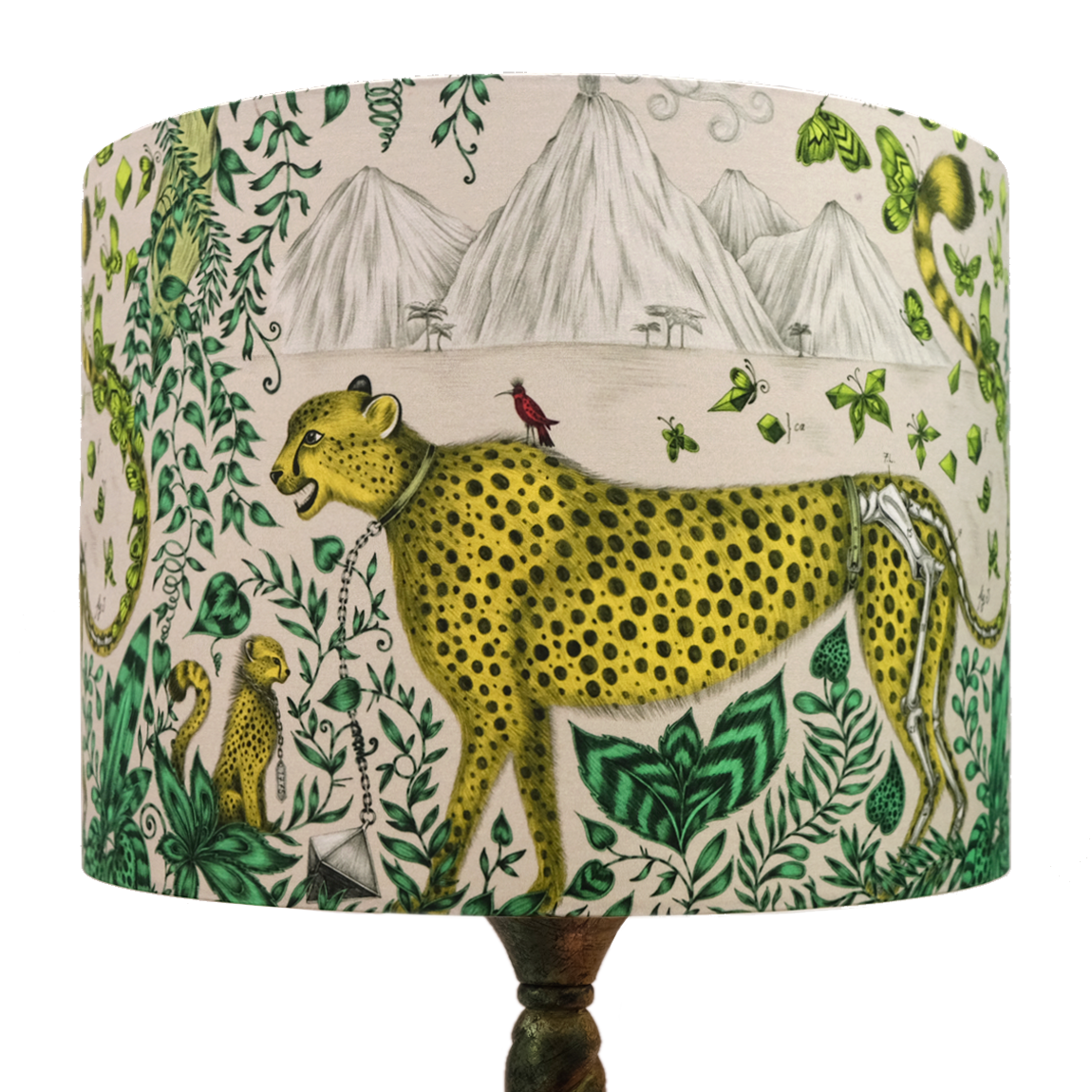Cheetah lampstand deals