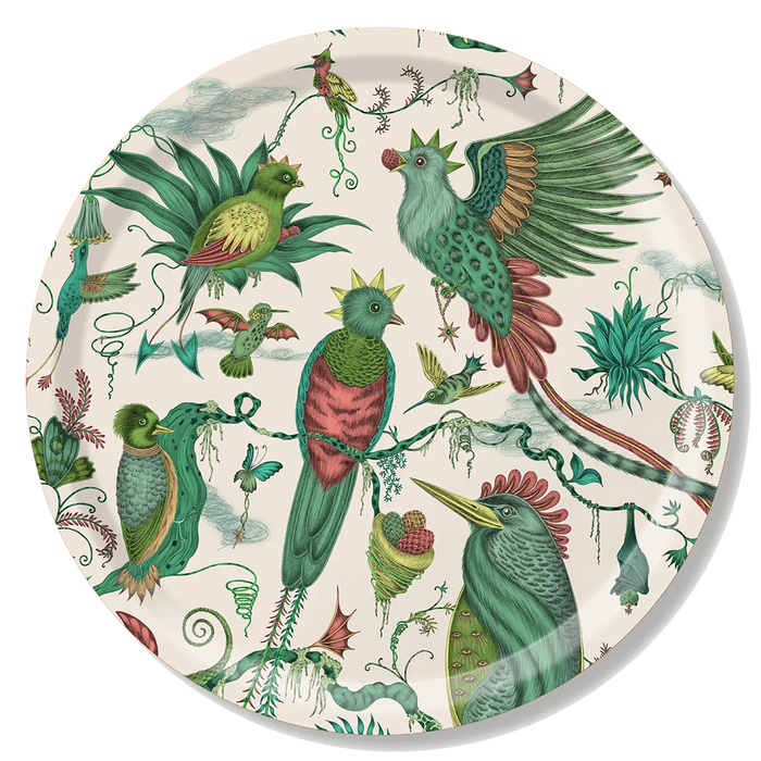 Quetzal Round Tray