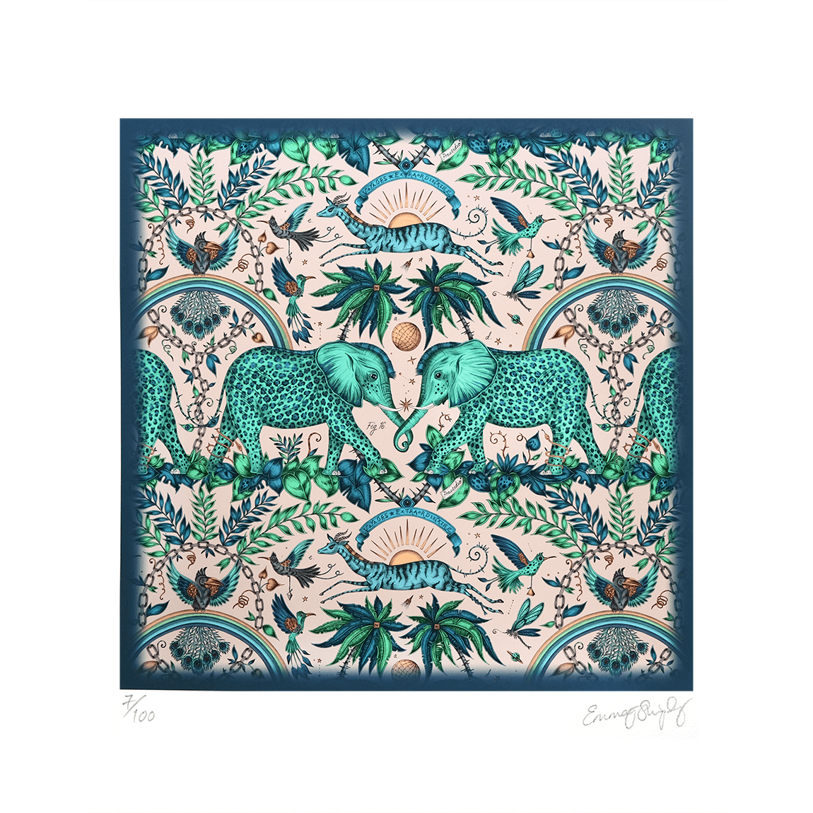 Emma J Shipley Zambezi Fine Art Print - Jungle