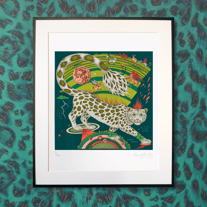 Snow Leopard Fine Art Print - Forest
