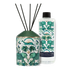 Zambezi Diffuser Refill with 500ml of bespoke scent presenting sensual notes of spicy Rose, mixed with Peach and Jasmine and set on an earthy Vetiver with twenty reeds - hand drawn and designed by Emma J Shipley.