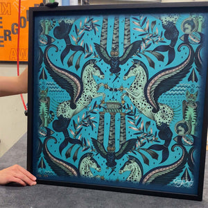 The Making of an EJS Silk Framed Artwork