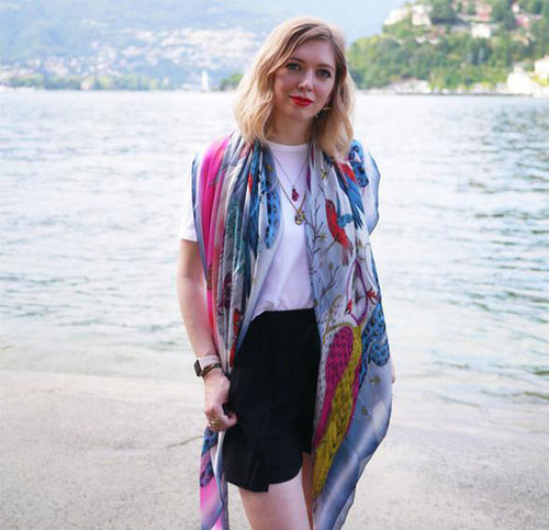 Italian magic... the making of a scarf collection