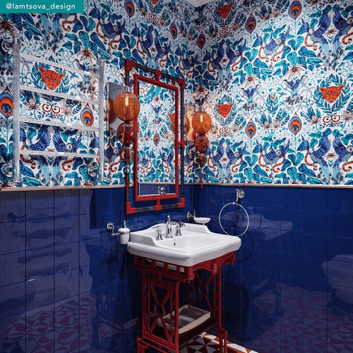 Into the Wild: Transforming Bathrooms with Wallpaper