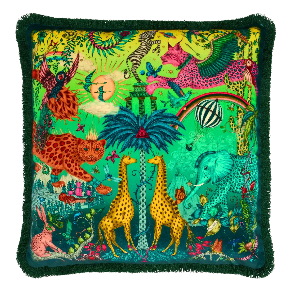 Paradise Lost Luxury Velvet Cushion