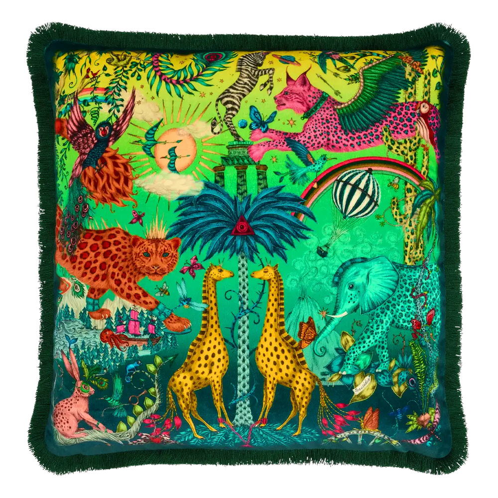 Paradise Lost Luxury Velvet Cushion