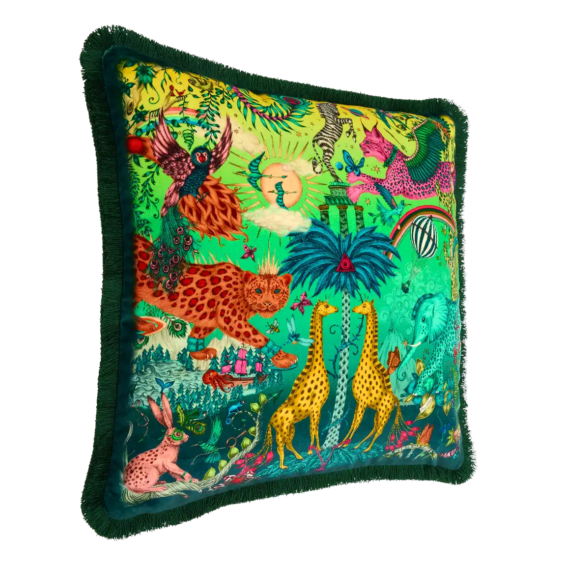 Paradise Lost Luxury Velvet Cushion