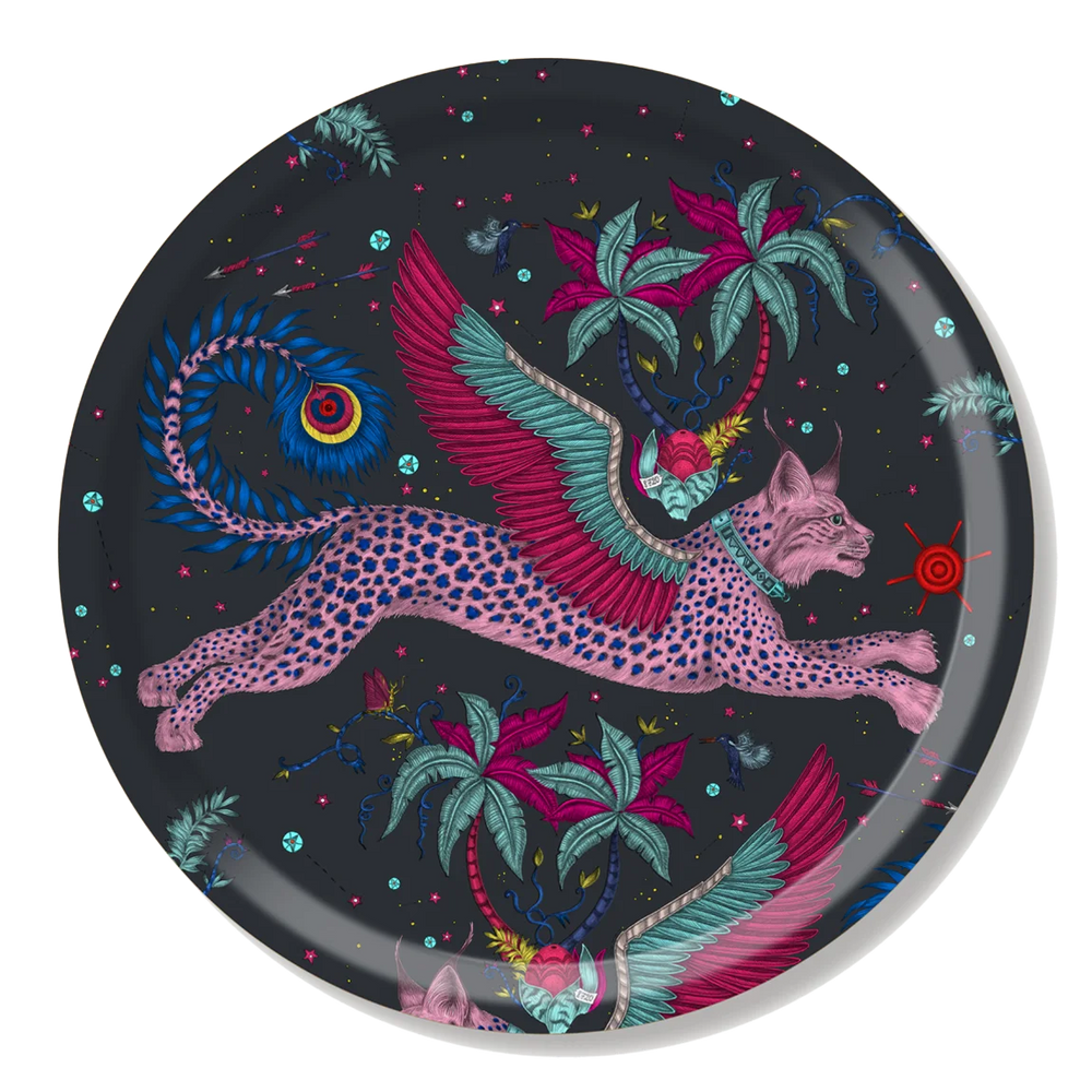 Lynx Round Tray