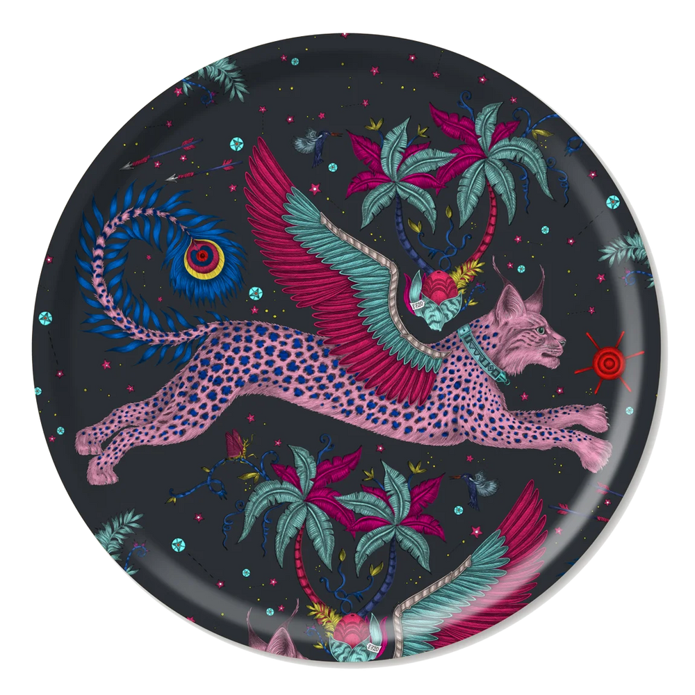 Lynx Round Tray