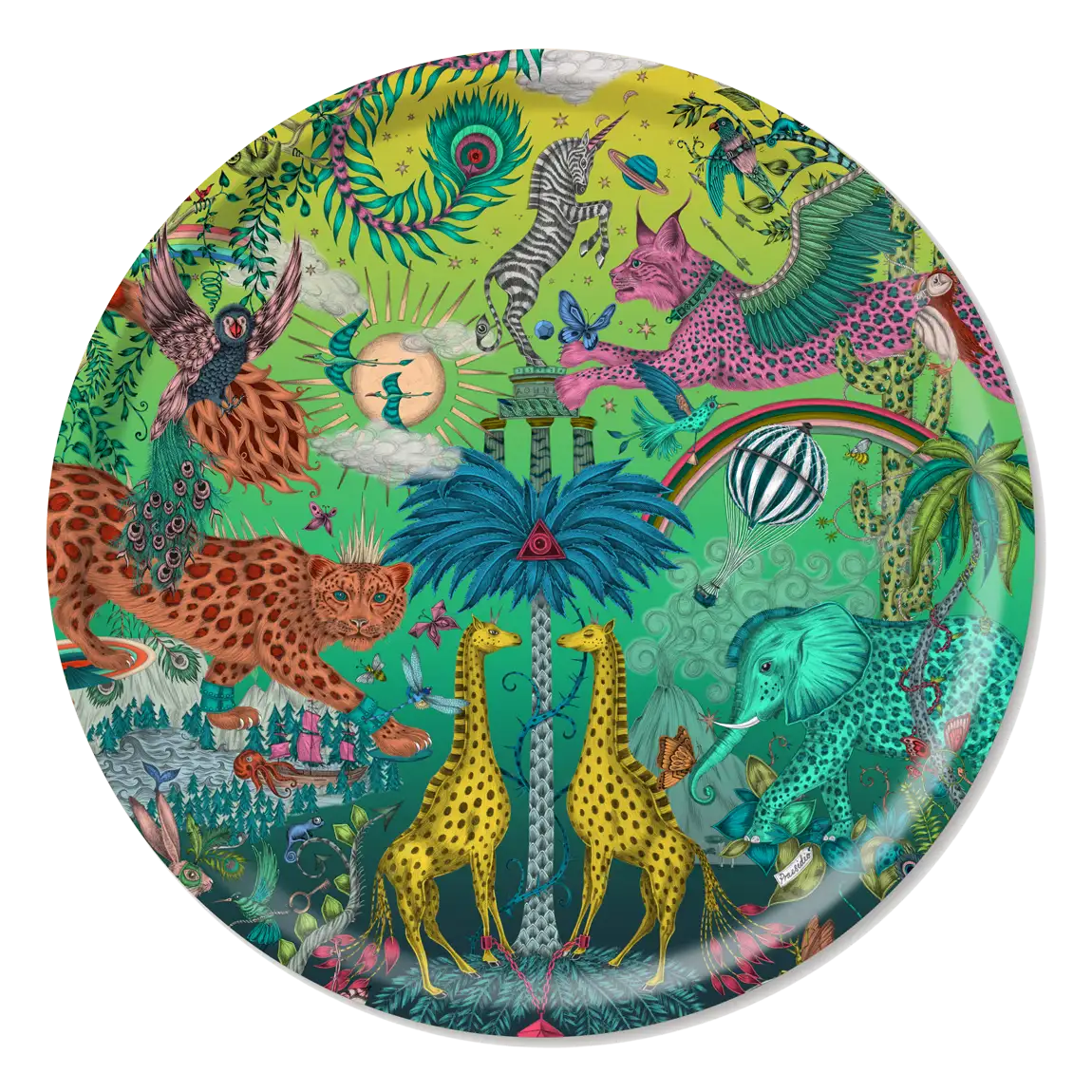 Paradise Lost Round Tray