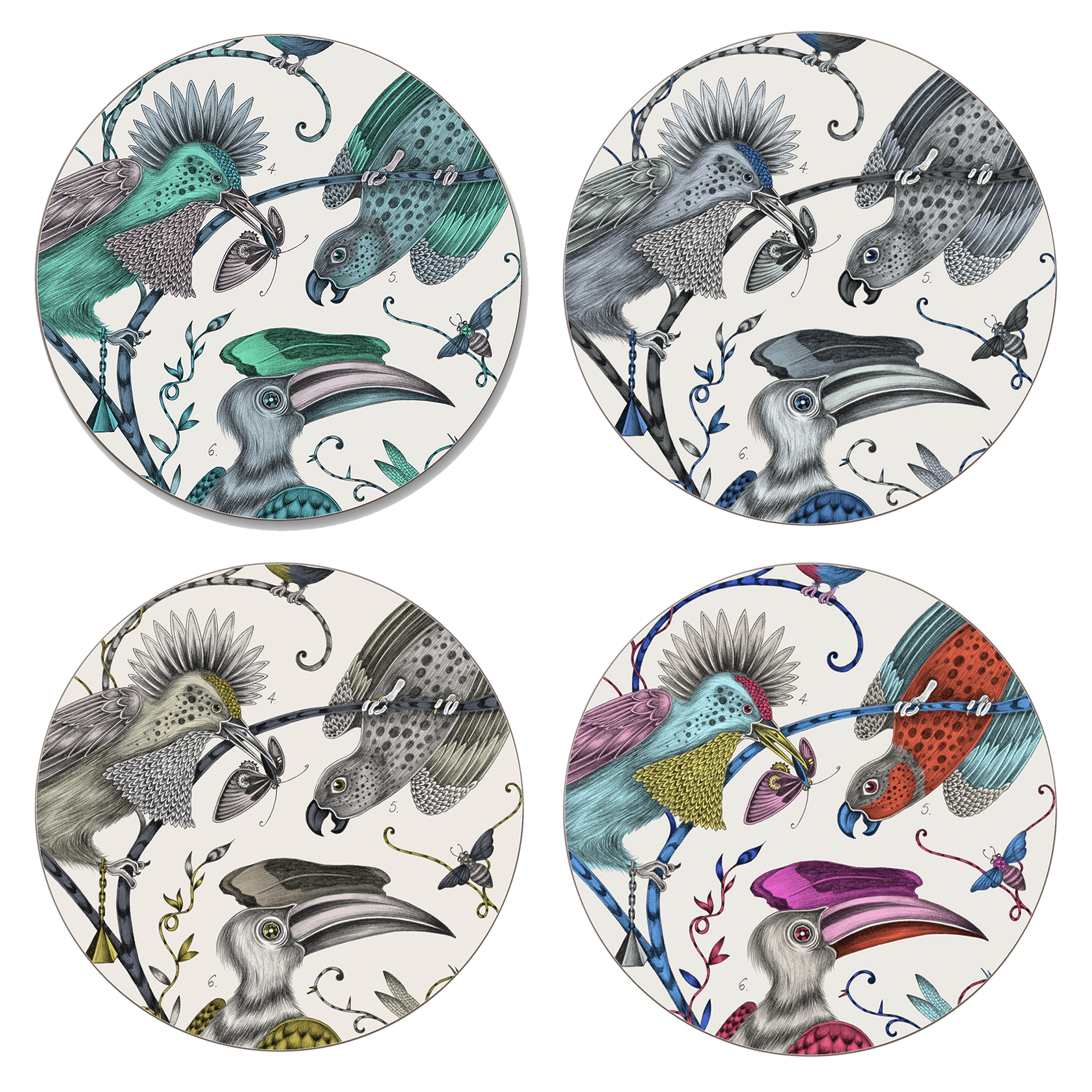 Audubon Mix & Match Coaster Set