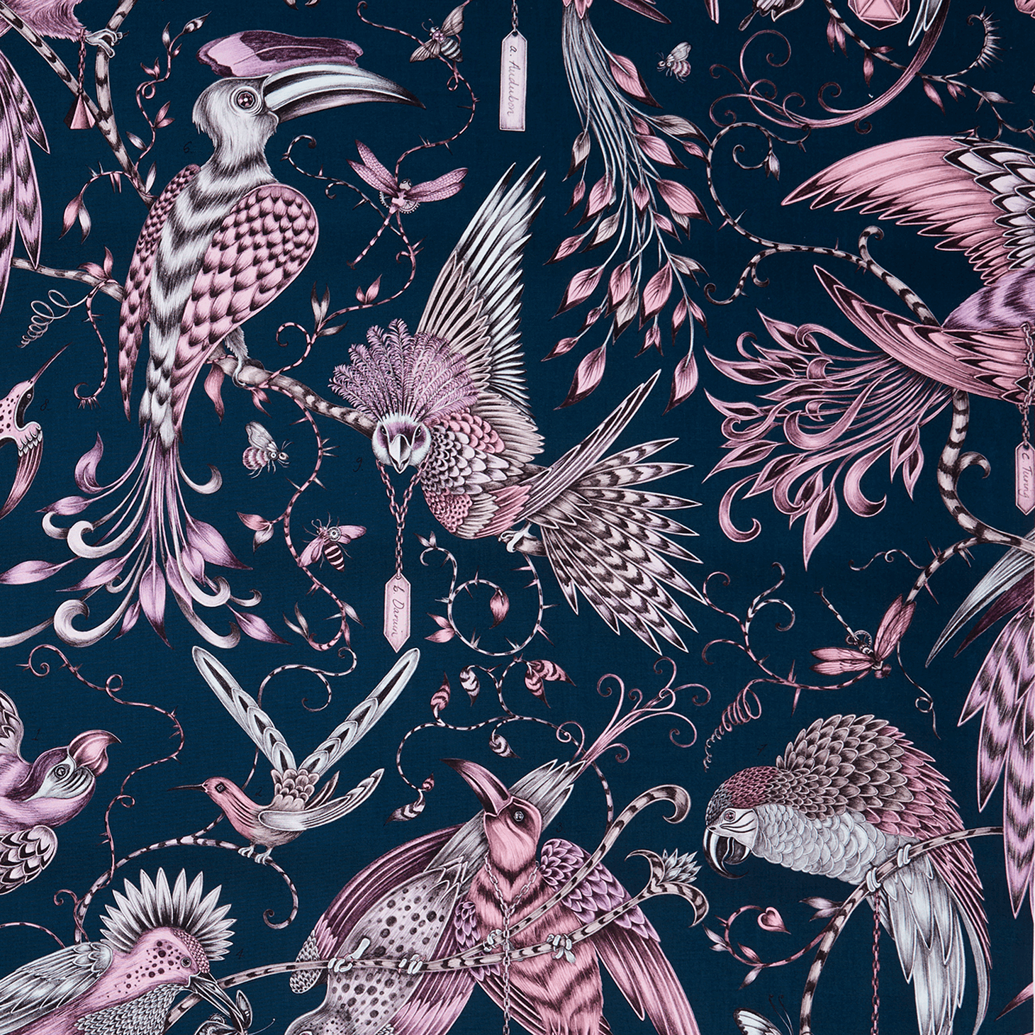 Audubon Cotton Satin Made-to-Measure Roman Blind