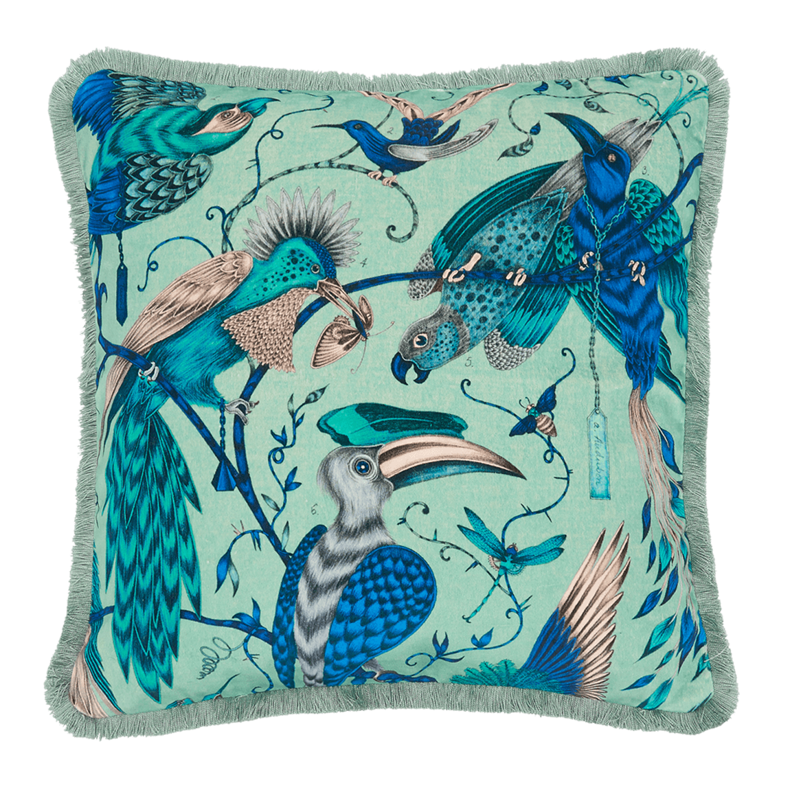 Audubon Luxury Velvet Cushion