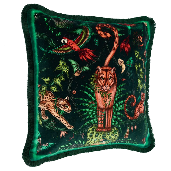 Bosque Dreams Luxury Velvet Cushion