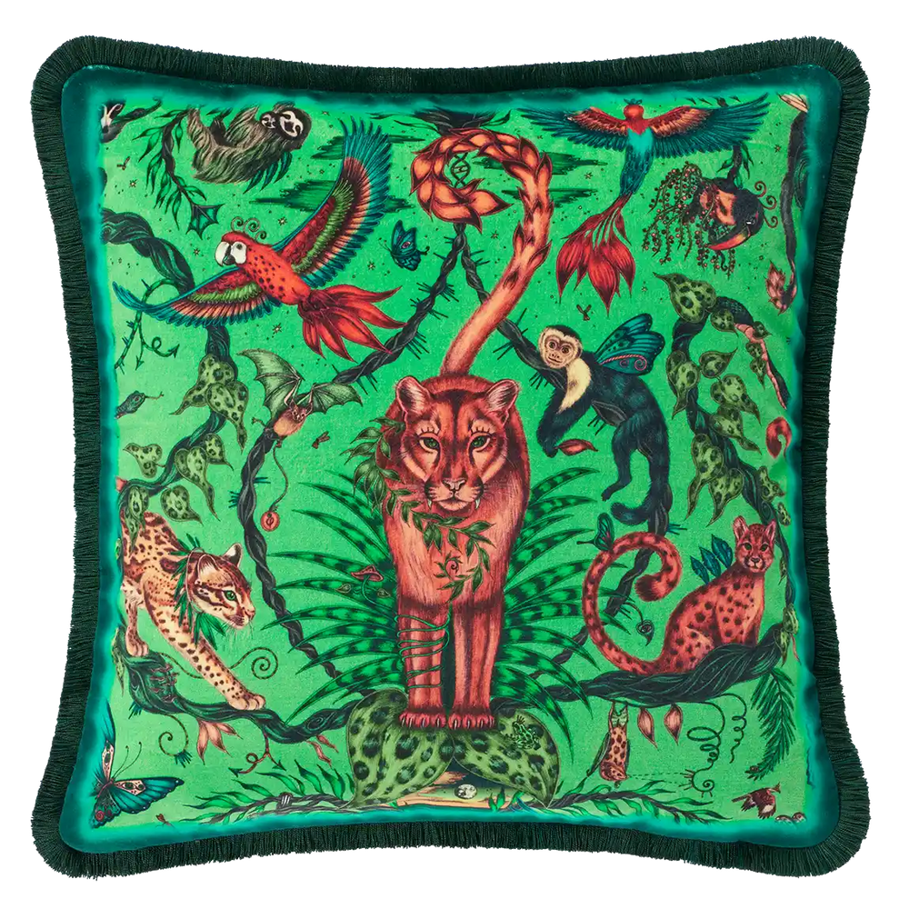 Bosque Dreams Luxury Velvet Cushion