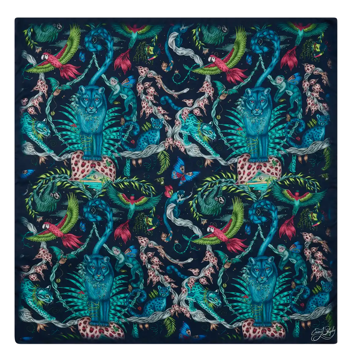 Bosque Dreams Silk Chiffon Scarf