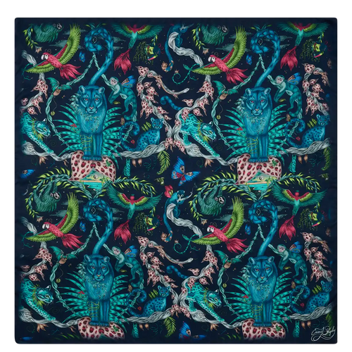 Bosque Dreams Silk Chiffon Scarf swatch icon