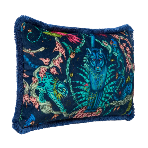 Bosque Dreams Luxury Velvet Bolster Cushion