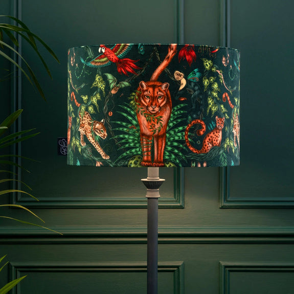 Bosque Dreams Velvet Lampshade - Large