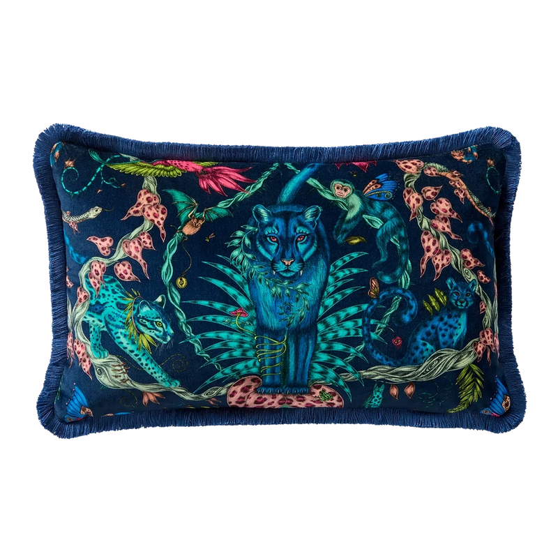 Bosque Dreams Luxury Velvet Bolster Cushion