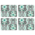 Medium | Large | 4 | Decorative mat with animal pattern on a light blue background