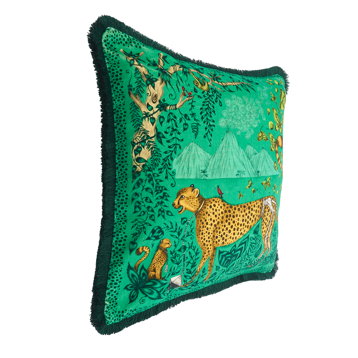 Cheetah Luxury Velvet Cushion