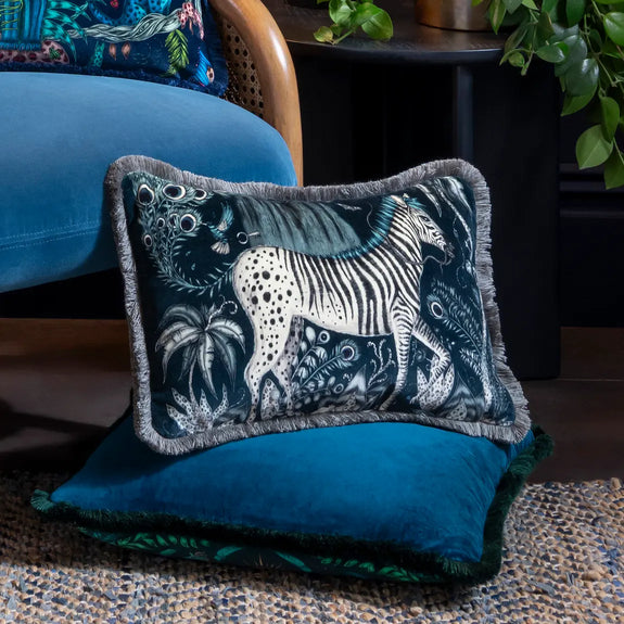 Lost World Luxury Velvet Bolster Cushion