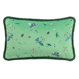 Draco Cosmos Embroidered Velvet Bolster Cushion swatch icon