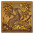 Drakon Fine Wool Scarf - Red Leopard - Autumn