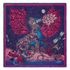Drakon Fine Wool Scarf - Red Leopard - Winter