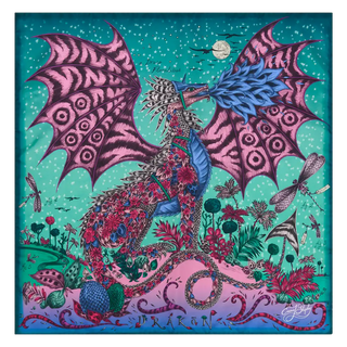 Drakon Silk Twill Scarf