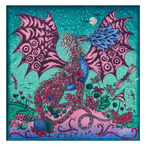 Drakon Silk Twill Scarf swatch icon