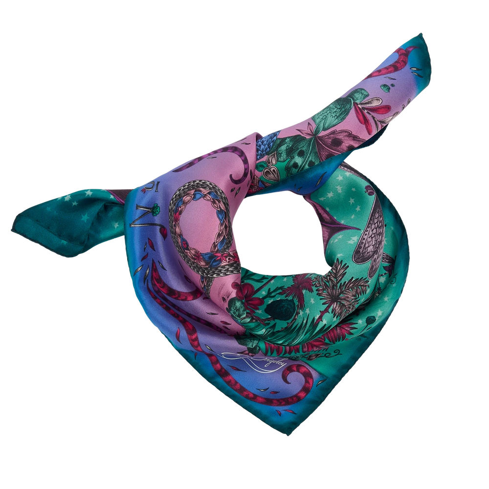 Drakon Silk Twill Scarf
