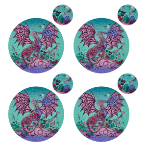 Drakon Round Placemat and Coaster Set swatch icon
