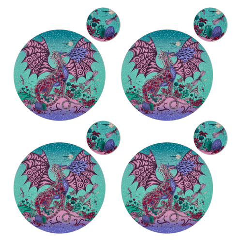 Drakon Round Placemat and Coaster Set swatch icon
