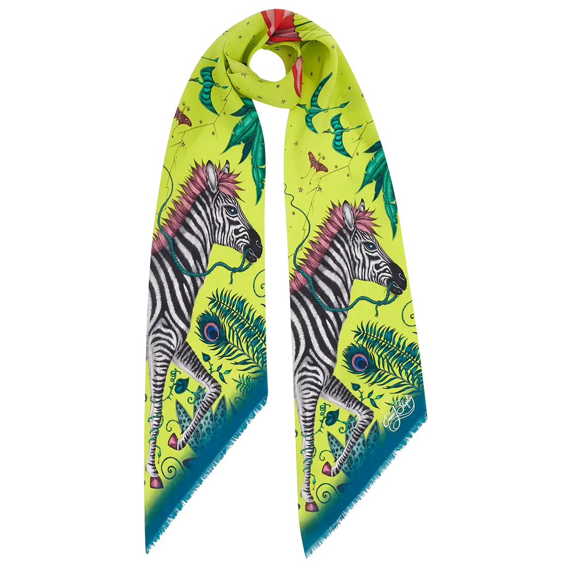 Lost World Silk Skinny Scarf