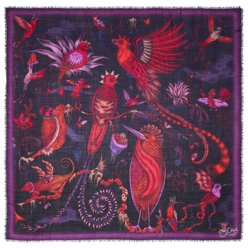 Quetzal Fine Wool Scarf
