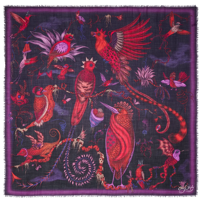 Quetzal Fine Wool Scarf