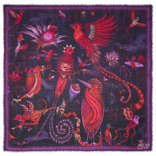Quetzal Fine Wool Scarf swatch icon