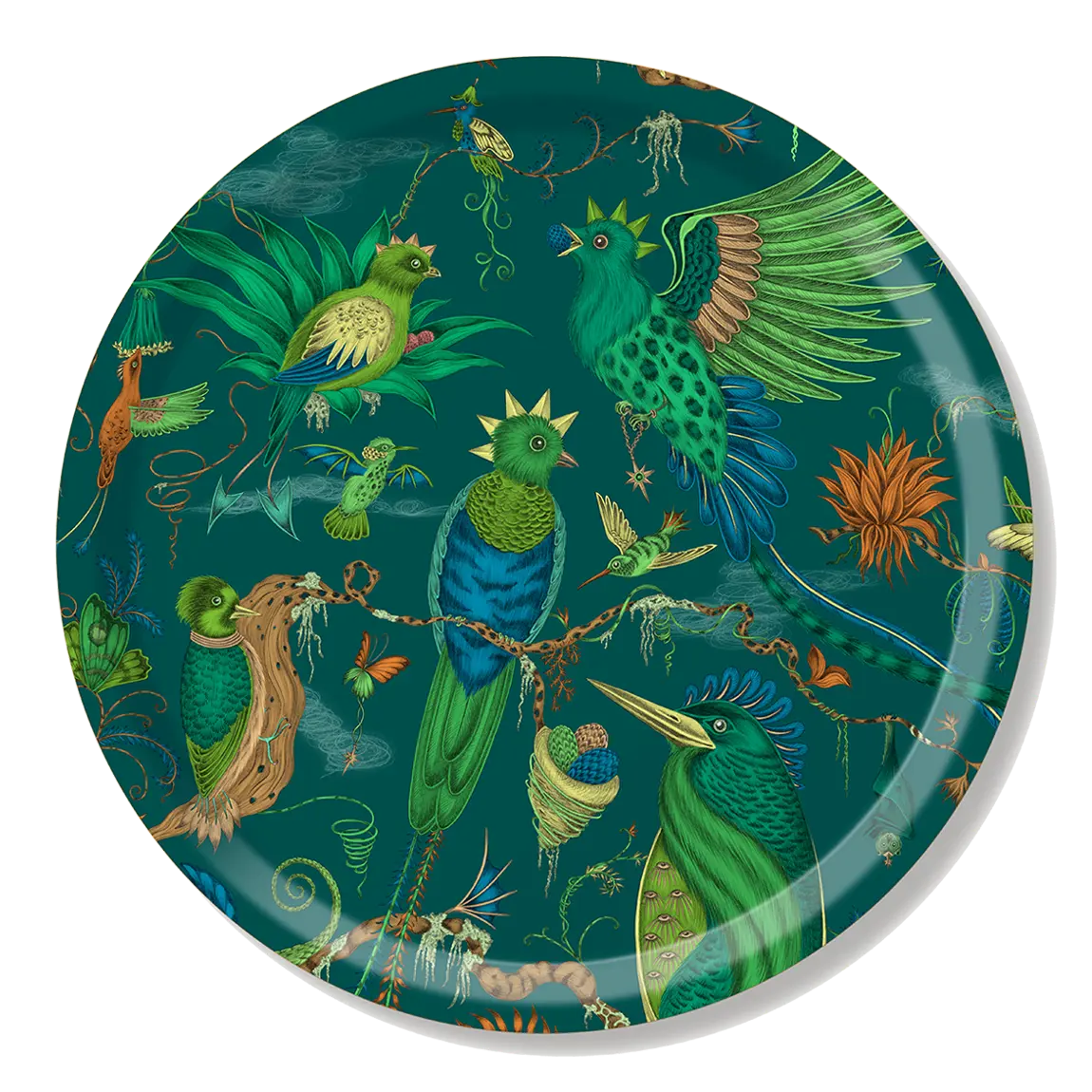 Quetzal Round Tray