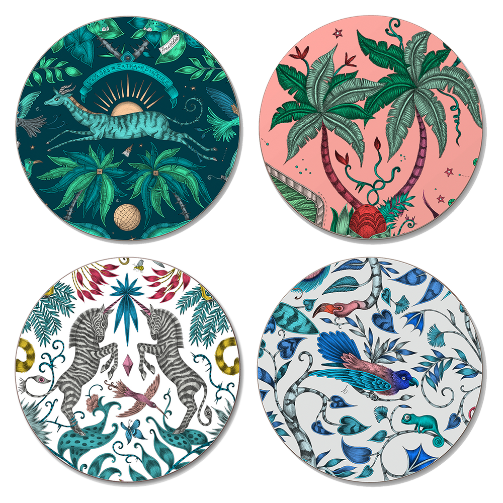 The Explorer Coasters - Set of 4