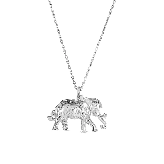 Elephant Pendant Necklace